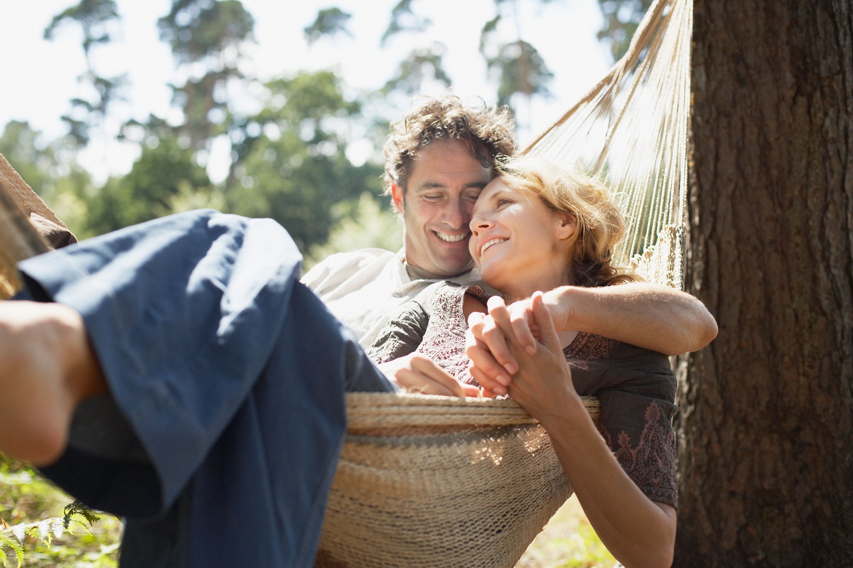 couple on hammock