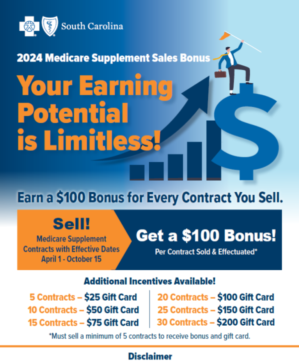 2024 Medicare Supplement Sales Bonus Flyer