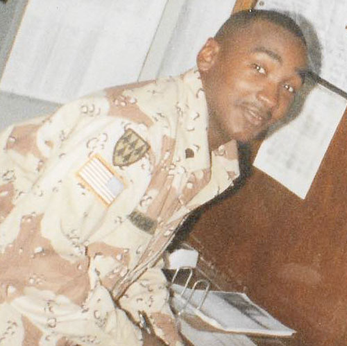 Terry Archer in Army Uniform