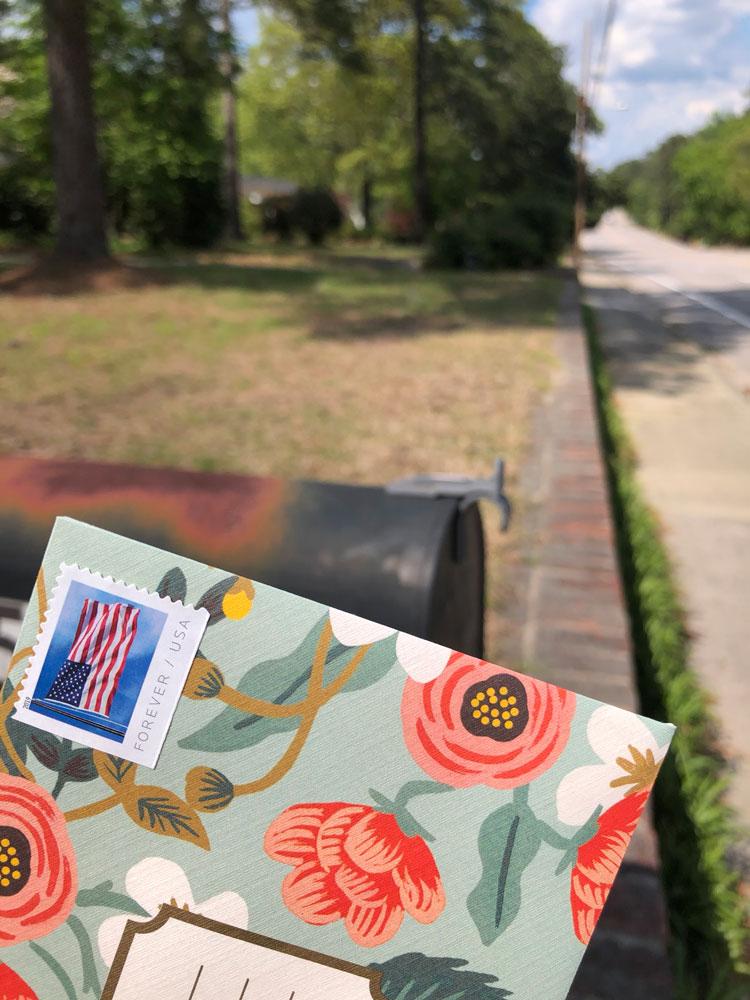 sending a letter