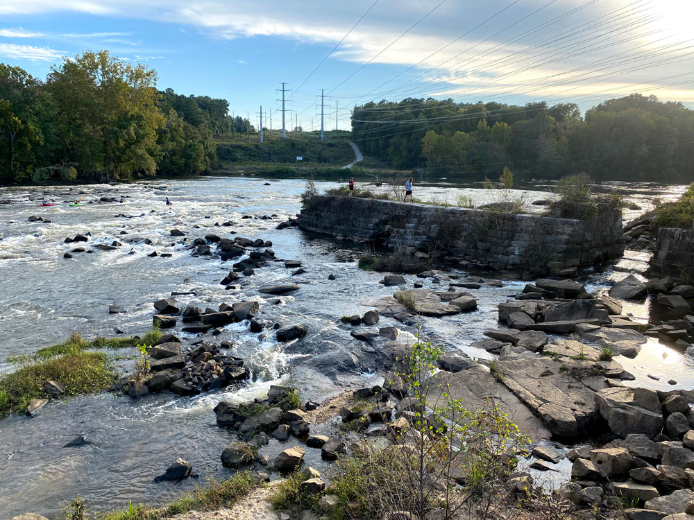 wide view of Congaree river